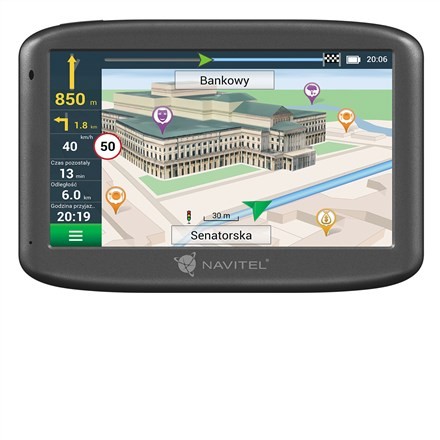 Navitel E505 Magnetic system nawigacji Kieszonkowy/Stacjonarny 12,7 cm (5") TFT Ekran dotykowy 161 g Czarny