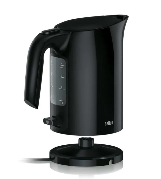 Braun WK 3000 BK czajnik elektryczny 1 l Czarny 2200 W