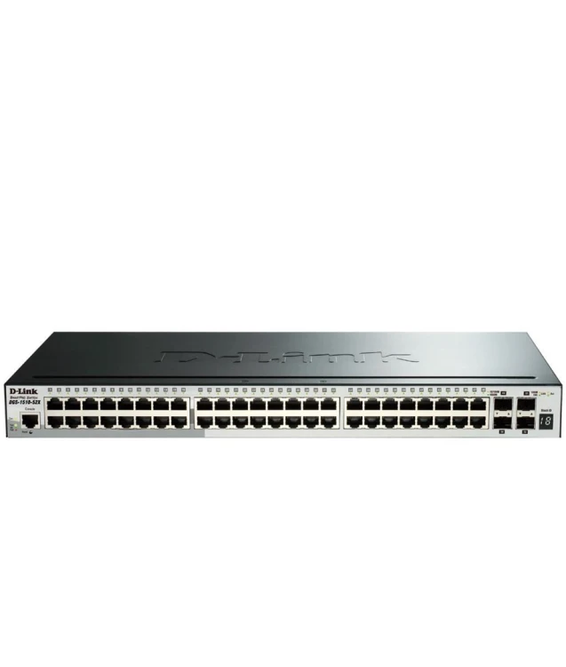 Przełącznik D-Link DGS-1510-52XMP E DGS151052XMP DGS-1510-52XMP/E - Przełącznik - Światłowód