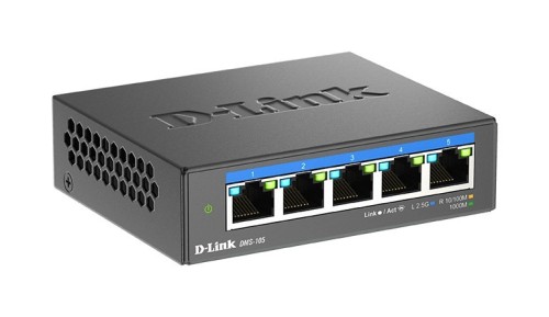 5-portowy wielogigabitowy przełącznik biurkowy D-Link 2,5G - niezarządzalny - L2 - 2.5G Ethernet (100/1000/2500)