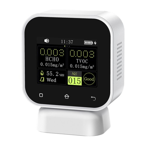 Monitor jakości powietrza w pomieszczeniach 4w1 Detektor formaldehydu z ekranem dotykowym FNIRSI SFD-02