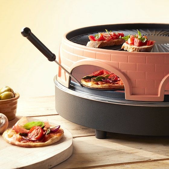 Emerio PO-113255.4 grill raclette 1500 W Czarny, Brązowy