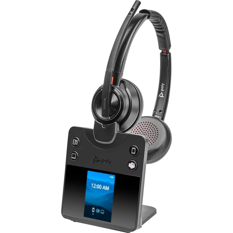 POLY Zestaw słuchawkowy Savi 8420 Office Stereo z certyfikatem Microsoft Teams DECT 1880–1900 MHz
