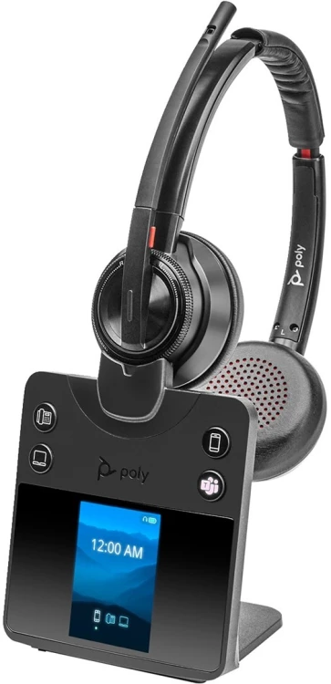 POLY Zestaw słuchawkowy Savi 8420 Office Stereo z certyfikatem Microsoft Teams DECT 1880–1900 MHz
