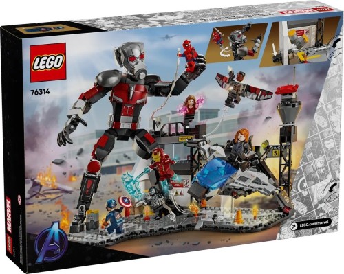 LEGO MARVEL 76314 Kapitan Ameryka: Wojna bohaterów - bitwa