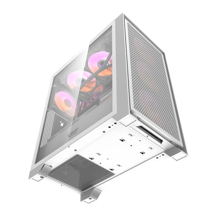 Obudowa komputerowa DARKFLASH DRX70 Mesh + 4 wentylatory RGB (biała)
