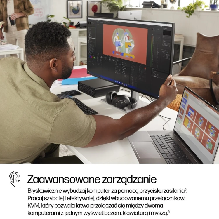 HP Monitor Pro seria 7 4K Thunderbolt 4 – 732pk, 31,5”