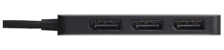 CLUB3D CSV-1553 huby i koncentratory USB Type-C Czarny