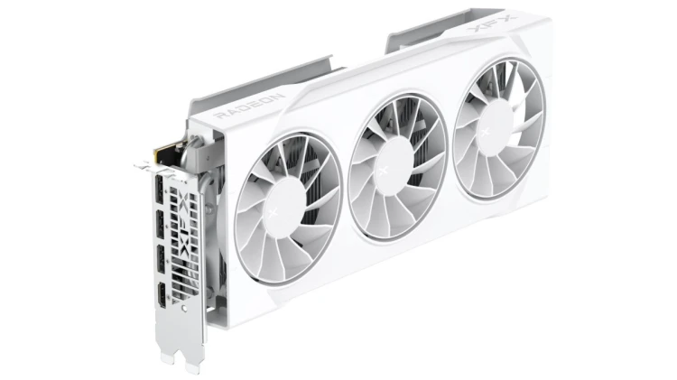 Karta graficzna XFX RX 9070 SWIFT Potrójny wentylator Biały OC GDDR6 - 16,384 MB