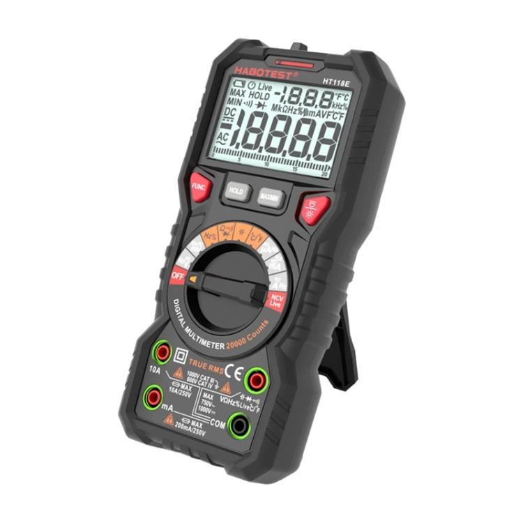Multimetr cyfrowy HABOTEST HT118E True RMS NCV