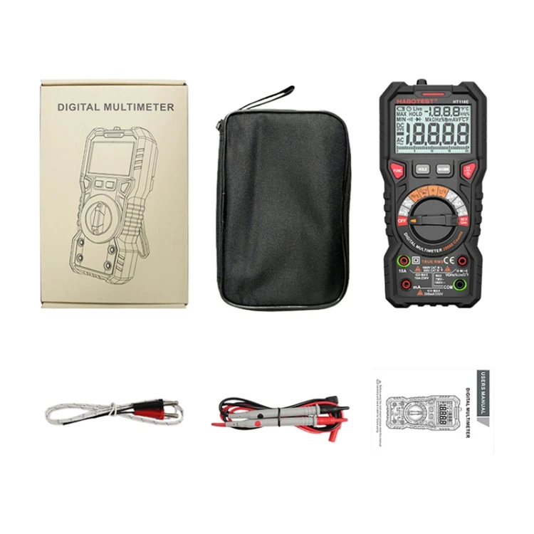 Multimetr cyfrowy HABOTEST HT118E True RMS NCV