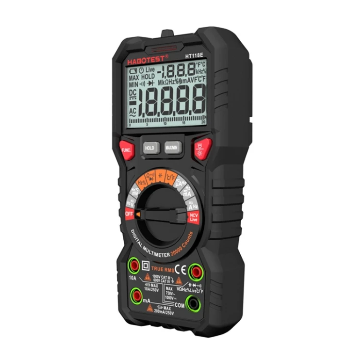 Multimetr cyfrowy HABOTEST HT118E True RMS NCV