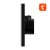 Włącznik światła AVATTO TS02-EU-B1 Wi-Fi 1-przycisk (czarny)