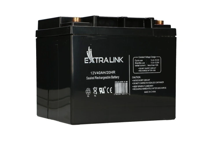 EXTRALINK AKUMULATOR BEZOBSŁUGOWY AGM 12V 40AH