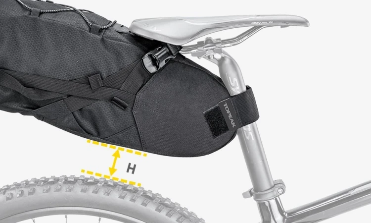 Torba rowerowa podsiodłowa TOPEAK BACKLOADER black (15 litrów)