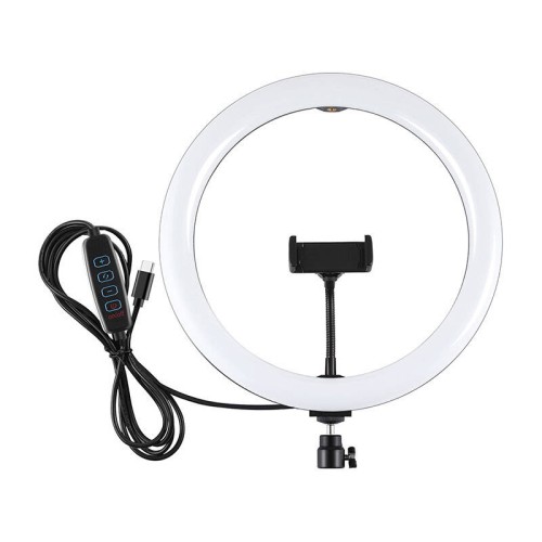 Lampa pierścieniowa PULUZ z uchwytem na telefon