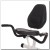 Rower magnetyczny poziomy biało-zielony HMS R9259*