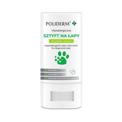 JM SANTE POLIDERM HIPOALERGICZNY SZTYFT NA ŁAPY 14,5g
