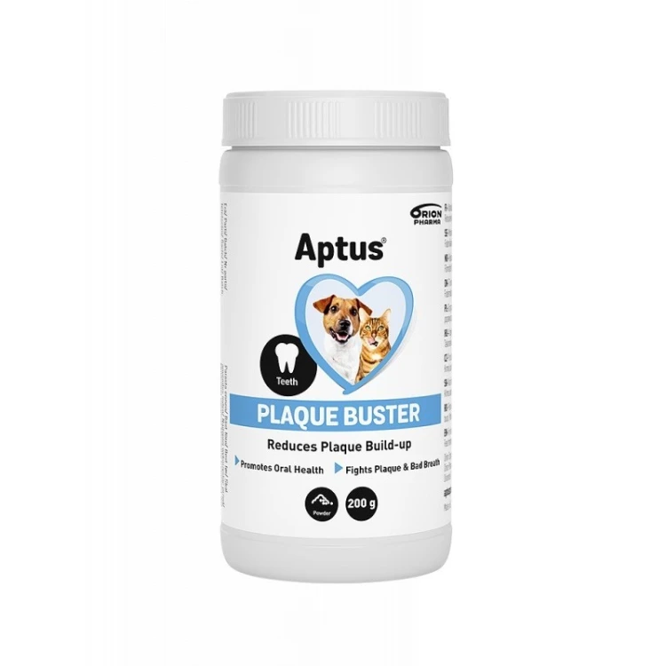 APTUS PLAQUE BUSTER zęby i dziąsła pies i kot 200g