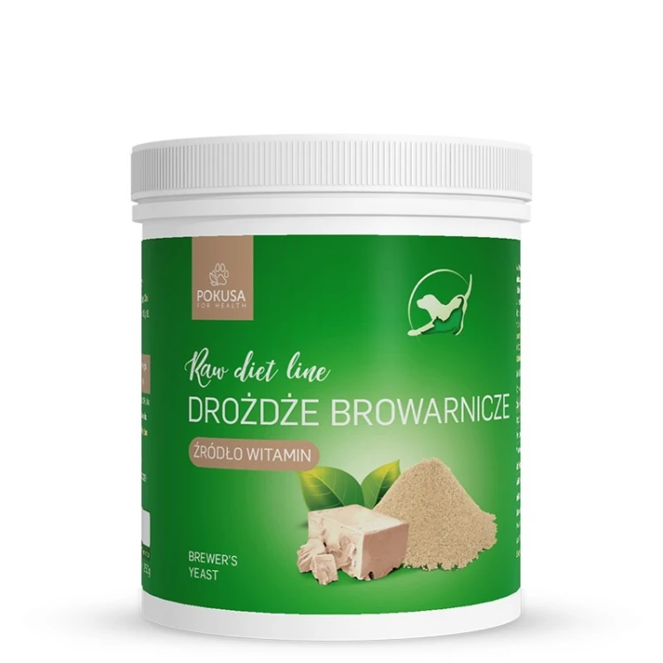 Pokusa Raw Diet Line Drożdże browarnicze 250g