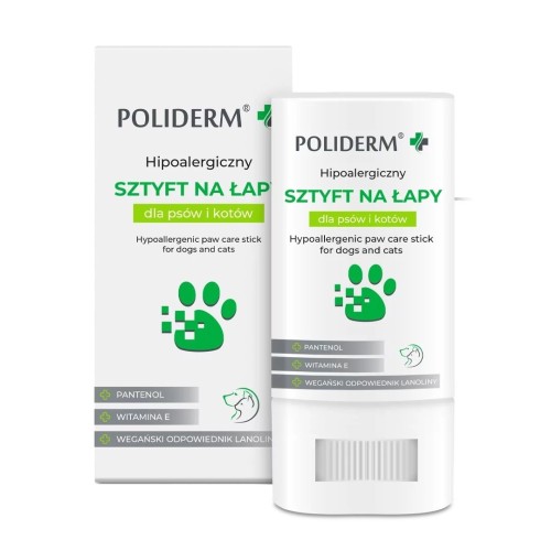 JM SANTE POLIDERM HIPOALERGICZNY SZTYFT ŁAPY 14,5g