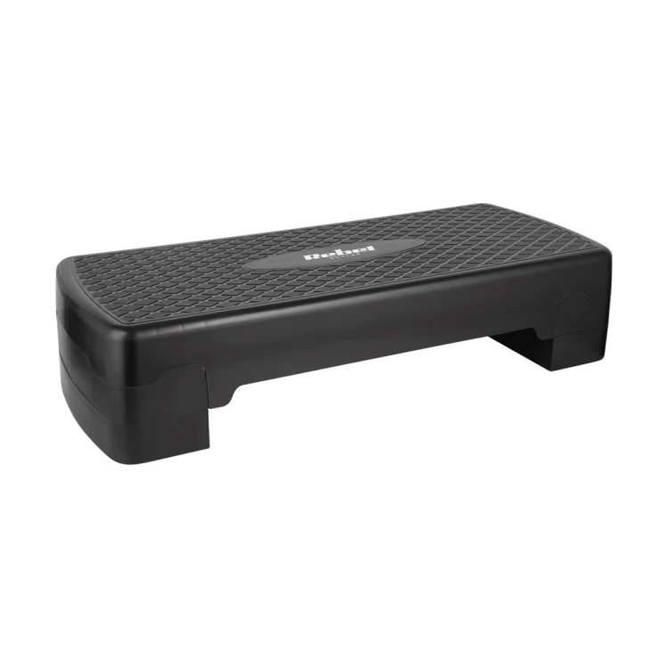 REBEL ACTIVE STEP DO AEROBIKU I ĆWICZEŃ FITNESS, 2 STOPNIE, 68CM, CZARNY RBA-3228-BK
