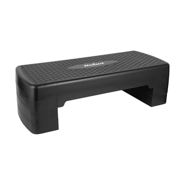 REBEL ACTIVE STEP DO AEROBIKU I ĆWICZEŃ FITNESS, 3 STOPNIE, 68 CM, CZARNY RBA-3227-BK