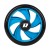 REBEL ACTIVE KÓŁKO PODWÓJNE, ROLLER DO ĆWICZEŃ MIĘŚNI BRZUCHA AB WHEEL AB-2 RBA-3061