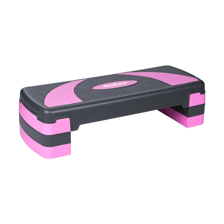 REBEL ACTIVE STEP DO AEROBIKU I ĆWICZEŃ FITNESS, 3 STOPNIE, 78 CM, SZARO-FIOLETOWY RBA-3225-PU