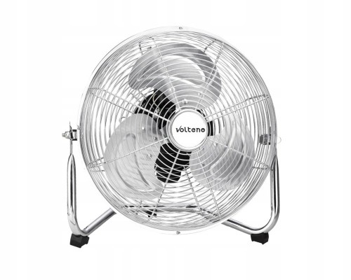 Wentylator-cyrkulator podłogowy chromowany 80W / 40 cm