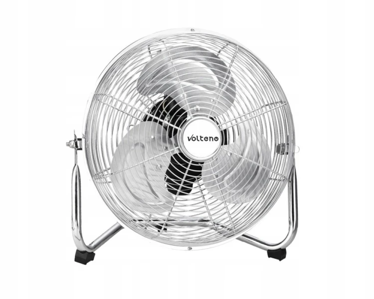 Wentylator-cyrkulator podłogowy chromowany 80W / 40 cm