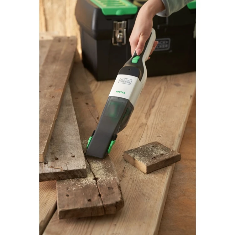 Black & Decker REVHV8C-QW odkurzacz przenośny Czarny, Biały Bez worka