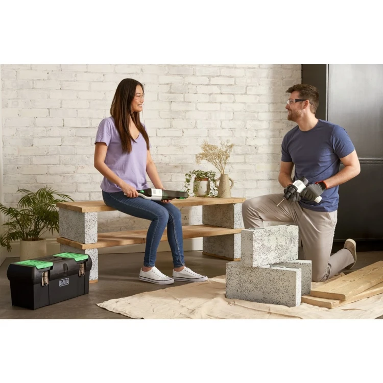 Black & Decker REVHV8C-QW odkurzacz przenośny Czarny, Biały Bez worka