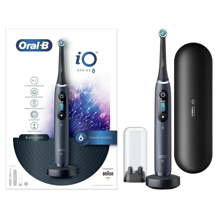 Braun Oral-B szczoteczka elektryczna iO8 BLACK