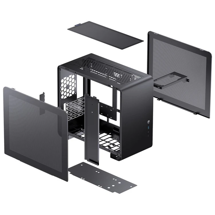 Jonsbo U4 Mini Mesh Micro-ATX Case - Czarny