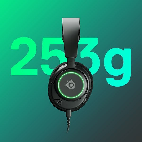 Słuchawki Steelseries Arctis Nova 3 61631 USB Type-C Czarne