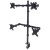 Manhattan 461566 uchwyt / stojak do monitorów 81,3 cm (32") Biurko Czarny