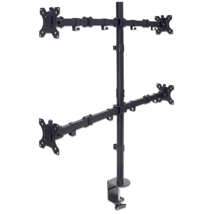 Manhattan 461566 uchwyt / stojak do monitorów 81,3 cm (32") Biurko Czarny