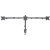 Manhattan 461658 uchwyt / stojak do monitorów 68,6 cm (27") Biurko Czarny