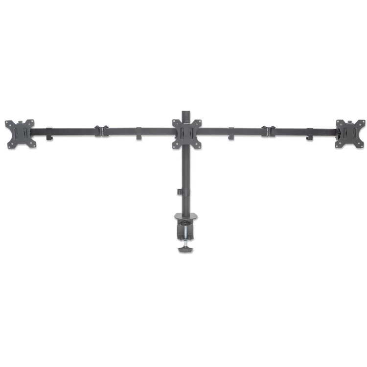 Manhattan 461658 uchwyt / stojak do monitorów 68,6 cm (27") Biurko Czarny
