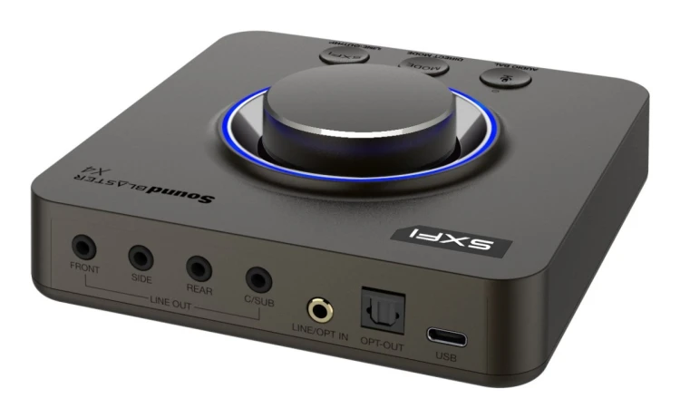 Karta dźwiękowa Sound Blaster X4 zew