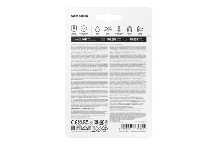 Samsung MUF-512AB pamięć USB 512 GB USB Typu-A 3.2 Gen 1 (3.1 Gen 1) Czarny, Stal nierdzewna