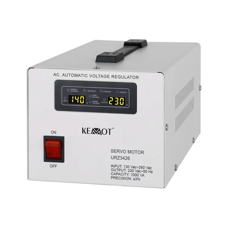 Automatyczny stabilizator napięcia  KEMOT MSER-1000 (1000 VA, serwomotor)