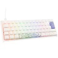 Ducky One 2 Pro Mini White Edition Gaming Tastatur, RGB LED - Cherry Brown