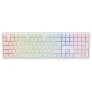 Klawiatura gamingowa Ducky Zero 6108 GATA-2794 Pure White Wless RGB - Cherry MX2A Red, US (ANSI)