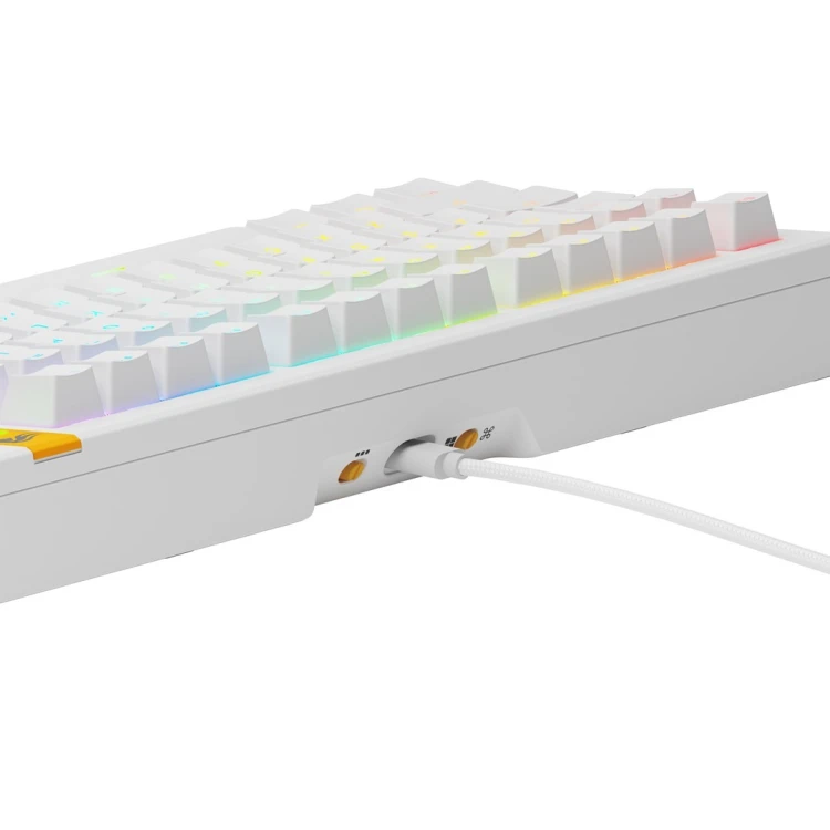 Glorious Gaming GMMK 3 HE 75% Prebuilt klawiatura USB QWERTY US English Biały