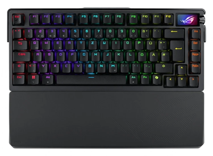 ASUS ROG Azoth Extreme klawiatura Gaming USB + RF Wireless + Bluetooth QWERTZ Czarny