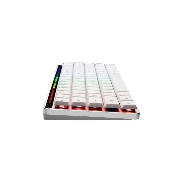 Klawiatura Gaming USB + RF Wireless + Bluetooth QWERTZ Biały ASUS ROG Falchion RX Low Profile
