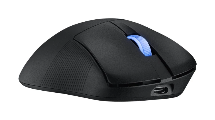 ASUS ROG Keris II Ace Wireless AimPoint Black myszka Gaming Po prawej stronie RF Wireless + Bluetooth + USB Type-A Optyczny 42000 DPI