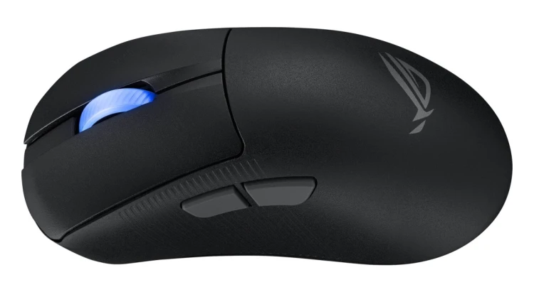 ASUS ROG Keris II Ace Wireless AimPoint Black myszka Gaming Po prawej stronie RF Wireless + Bluetooth + USB Type-A Optyczny 42000 DPI